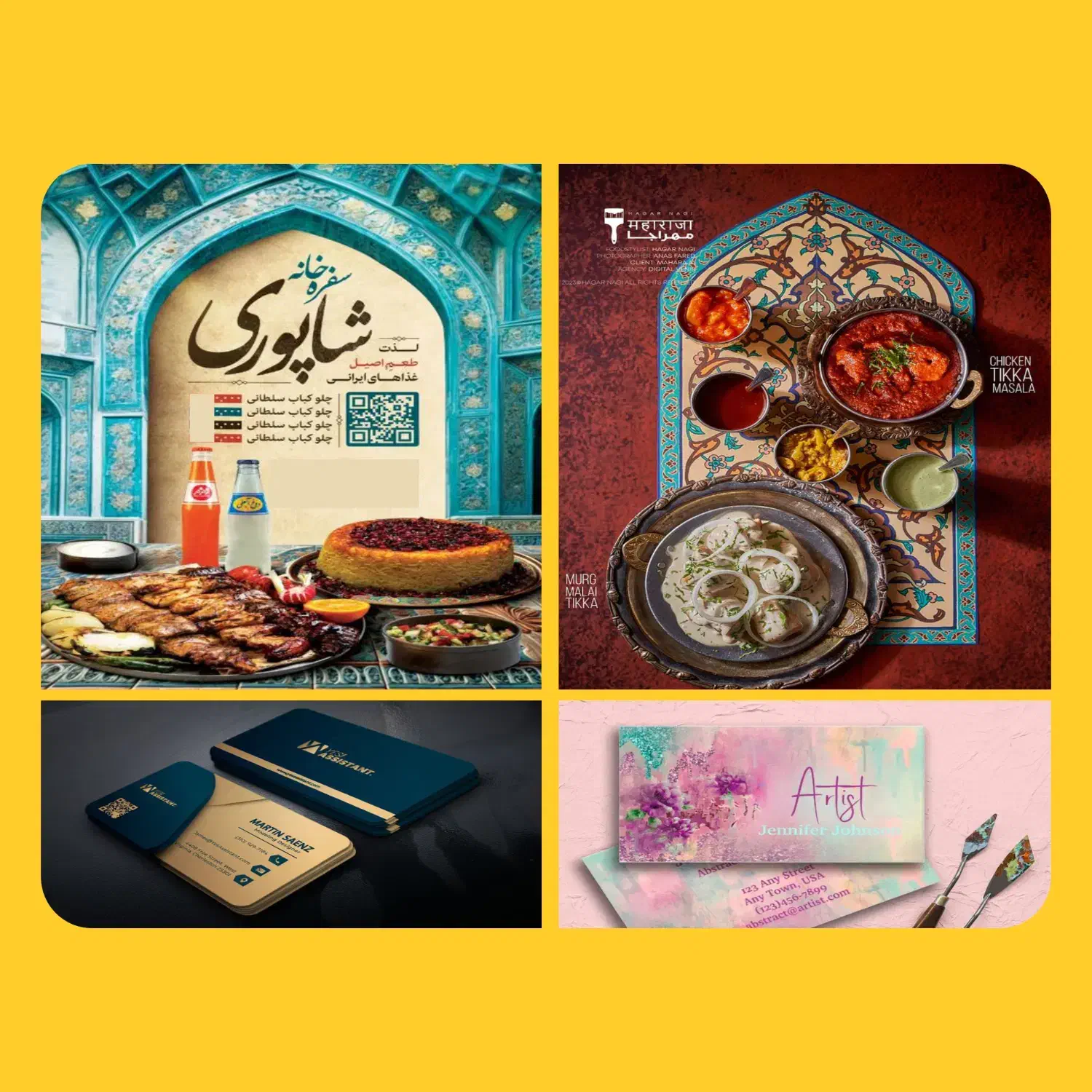 طراحی چاپ کارت ویزیت تراکت لیبل سربرگ پاکت|خدمات رایانهای و موبایل|تهران, بهارستان|دیوار