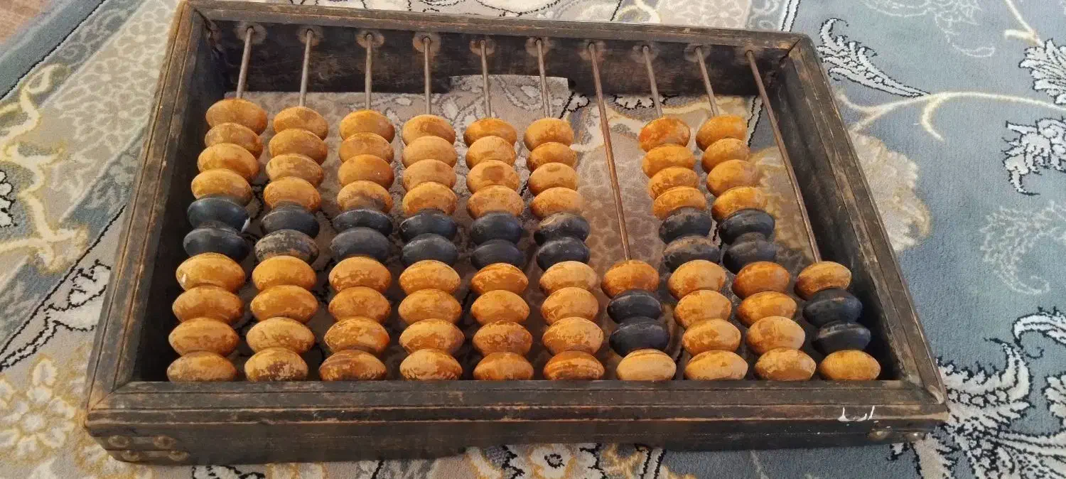 چرتکه و قاب آینه قدیمی|کلکسیون اشیاء عتیقه|دماوند, دماوند|دیوار