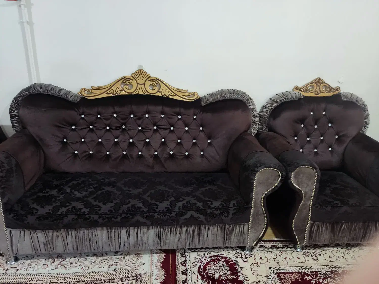 مبل نیمه سلطنتی|مبلمان خانگی و میز عسلی|ارومیه, |دیوار