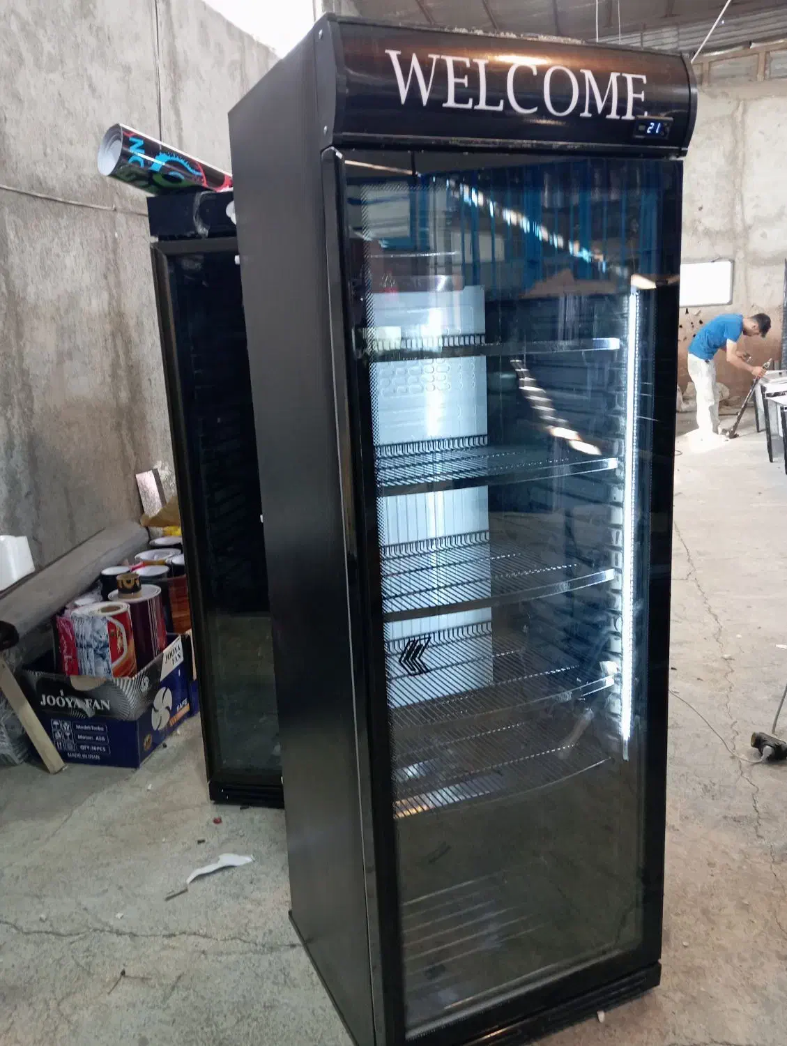 یخچال.فریزر.تک درب ایستاده نوشابه ویترین کافه هایپ|فروشگاه و مغازه|تهران, کیانشهر|دیوار