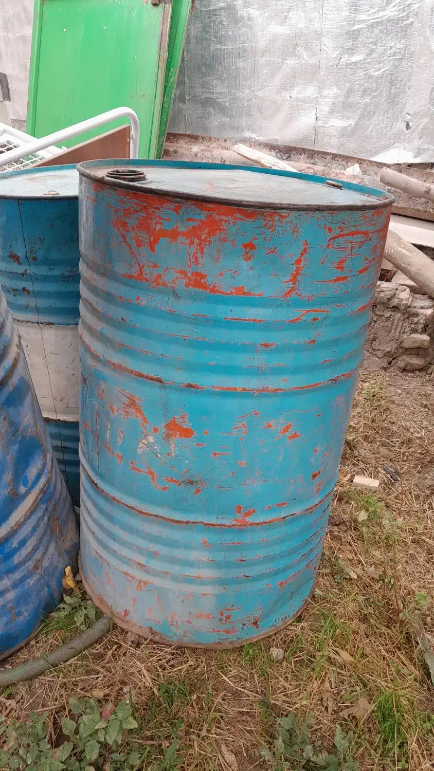 ۳ عدد بشکه فلزی ۲۲۰ لیتری|ظروف نگهدارنده، پلاستیکی، یکبارمصرف|گنبد کاووس, |دیوار