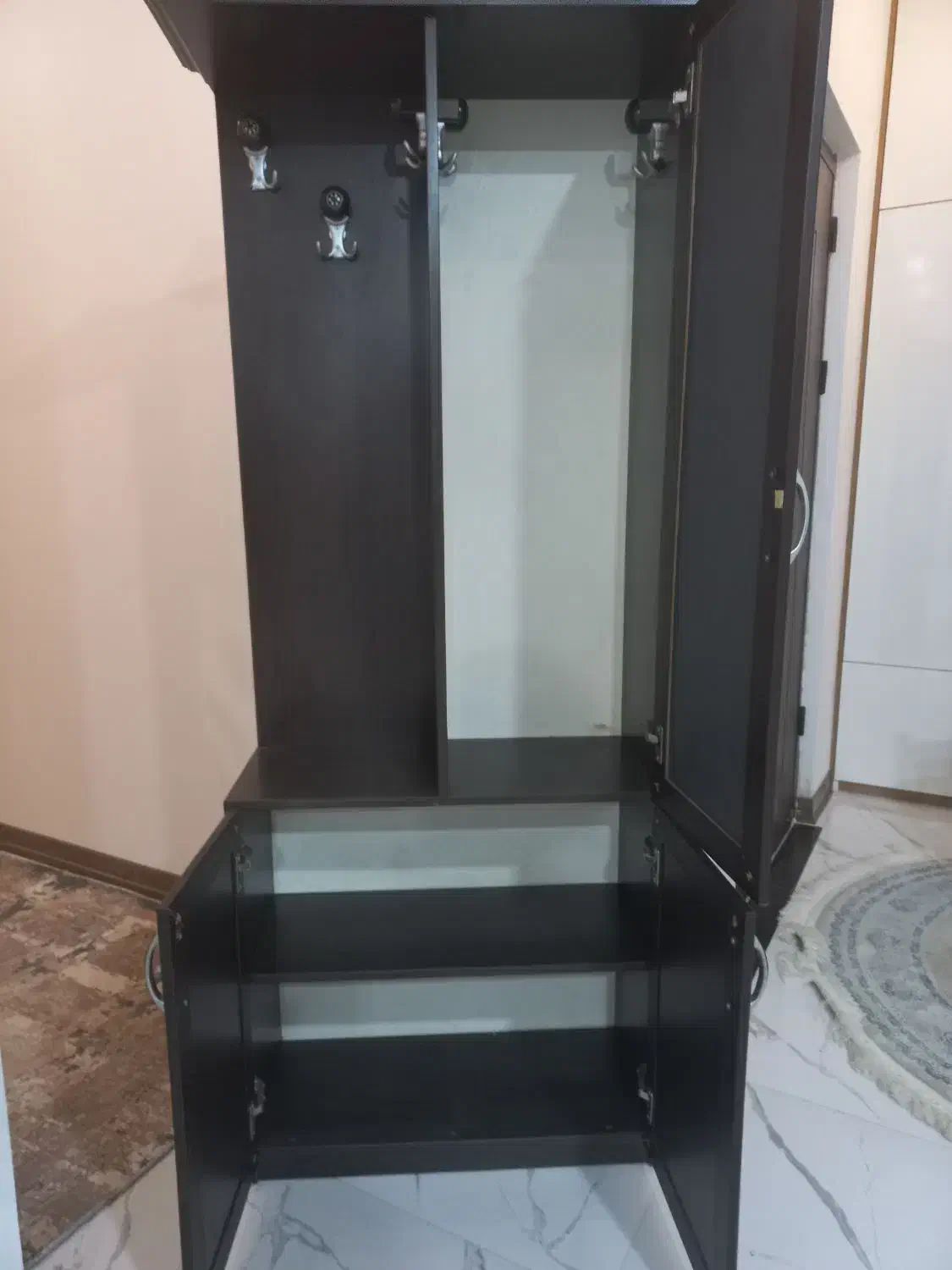 جا کفشی ایینه دار|جاکفشی، کمد، دراور|تنکابن, |دیوار