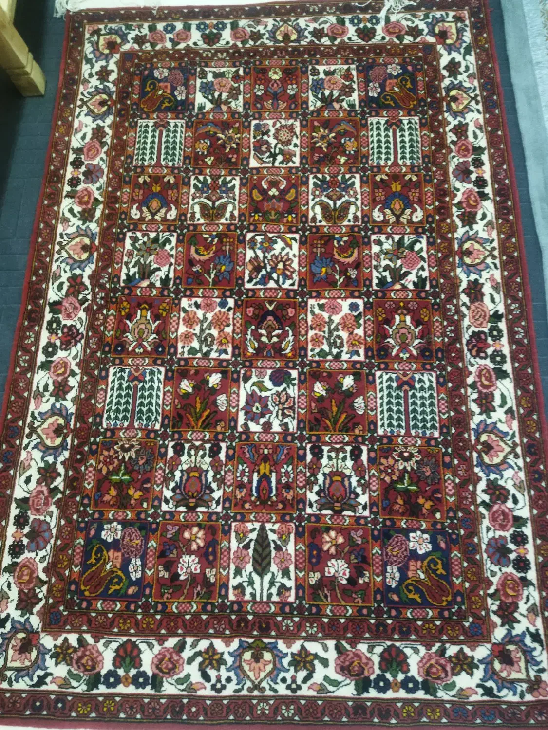 قالی دست بافت 1*1/5|فرش|شهرکرد, |دیوار