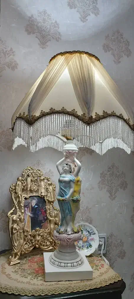 جفت آباژور ایتالیایی و قدیمی و انتیک و عتیقه|چراغ خواب و آباژور|قدس, شهرک دانش|دیوار