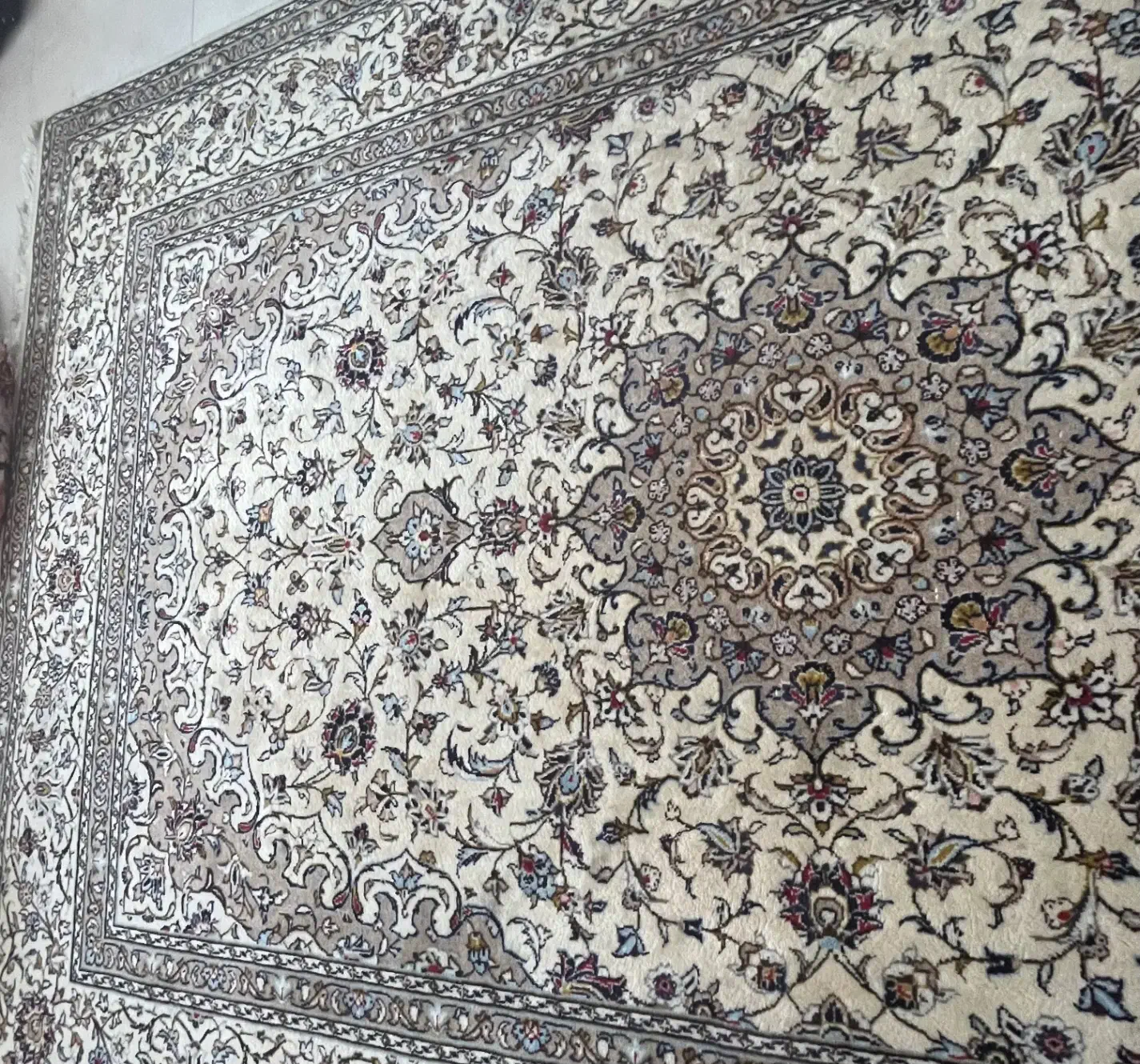 فرش دست باف|فرش|اصفهان, باغ زرشک|دیوار