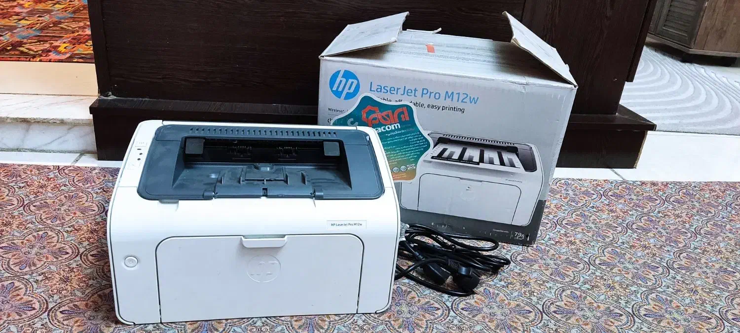 printer hp laserjet pro m12w|پرینتر، اسکنر، کپی، فکس|قزوین, |دیوار