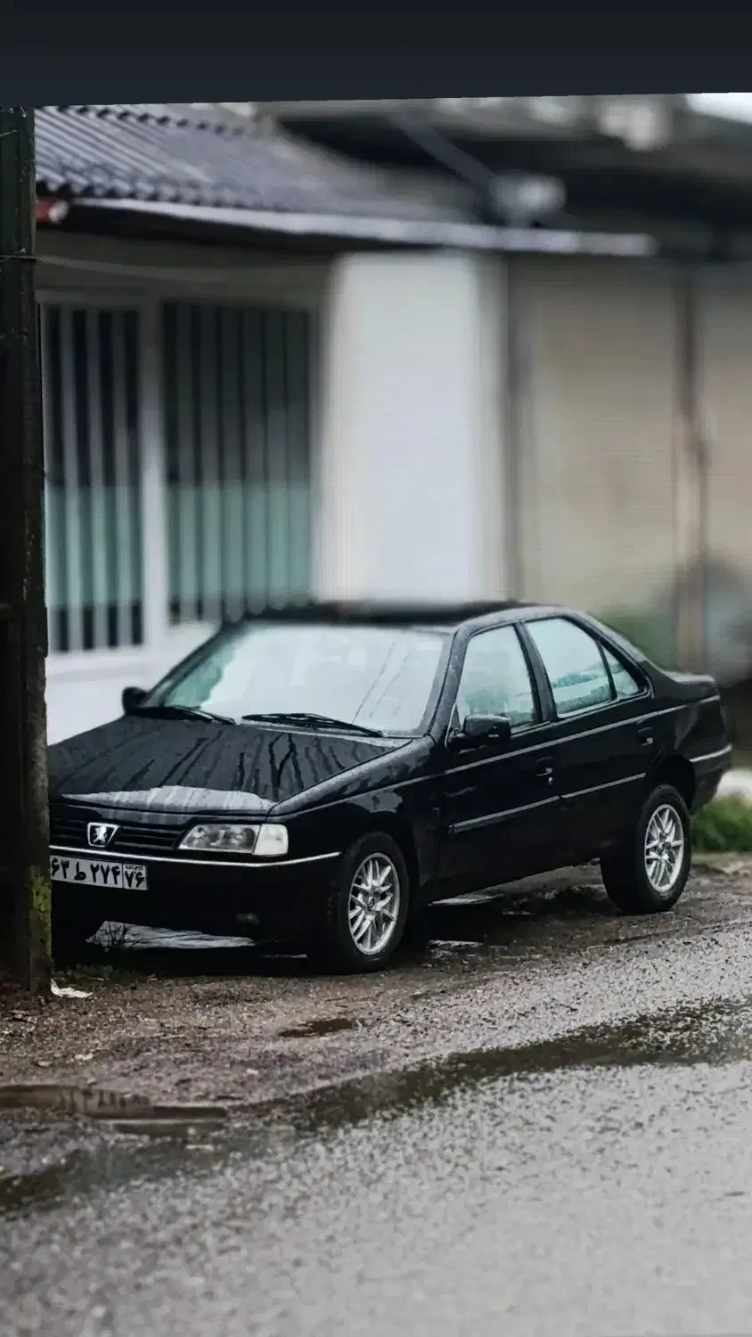 پژو مشکی تک سوز|خودرو سواری و وانت|چوبر, |دیوار