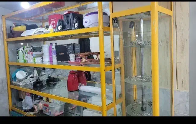 فروش قفسه فلزی نو و بزرگ|کتابخانه، شلف، قفسه‌های دیواری|کرمان, |دیوار