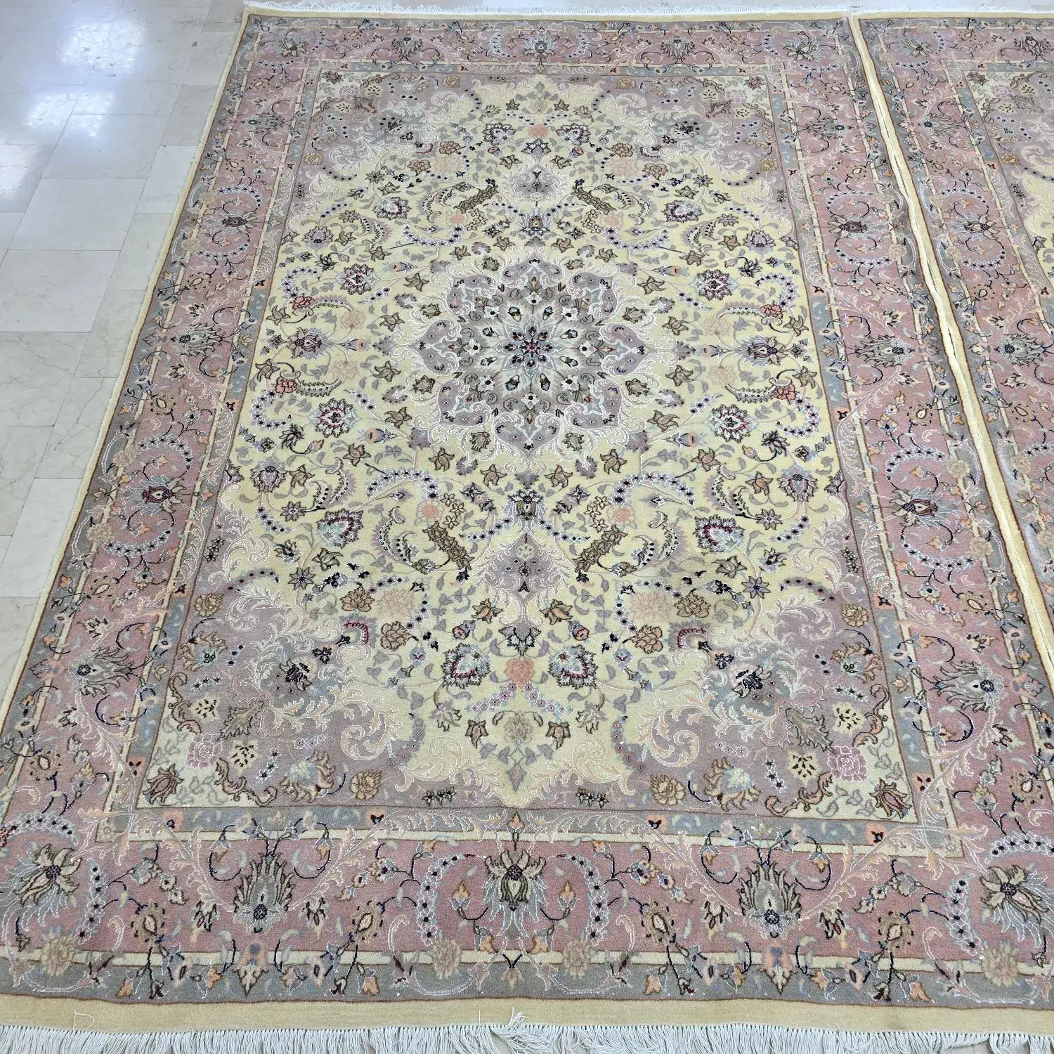 فرش دستباف جفت ۶متری استان خراسان(طرح خطیبی تبریز)|فرش|تهران, شیراز|دیوار
