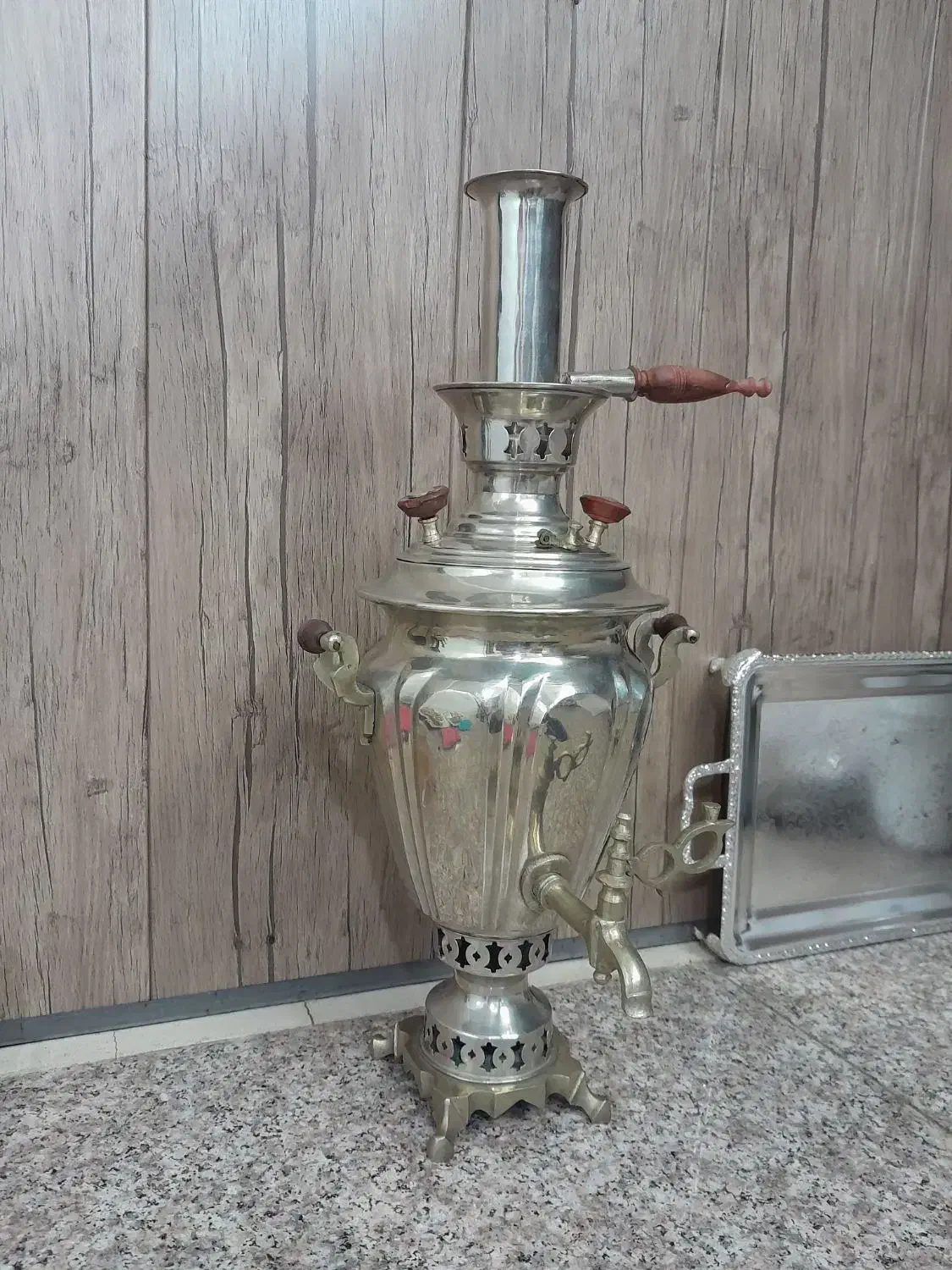 سماور ورشو استثنایی آک آک|سماور، چای‌ساز، قهوه‌ساز|اصفهان, برازنده|دیوار