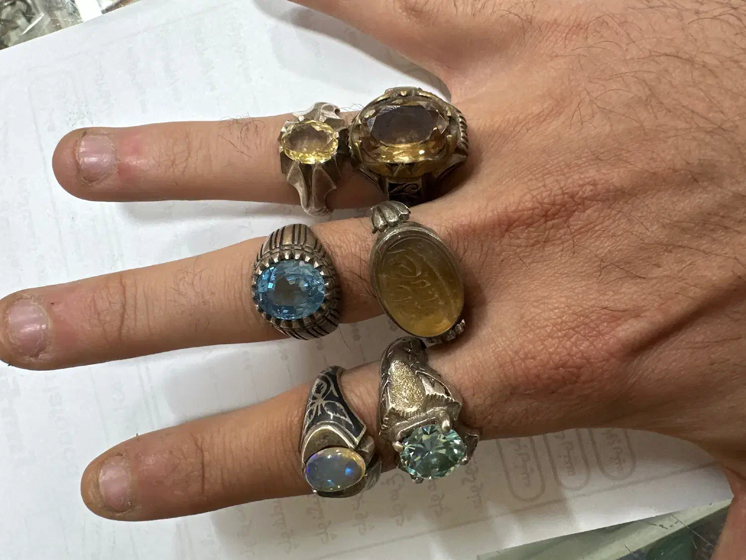 انگشتر های درجه یک|جواهرات|مشهد, هنرستان|دیوار