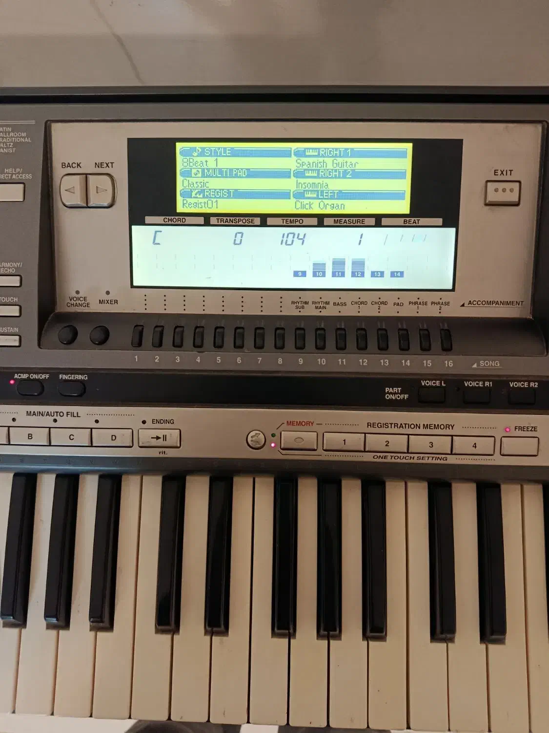 یاماها 640|پیانو، کیبورد، آکاردئون|یزد, |دیوار