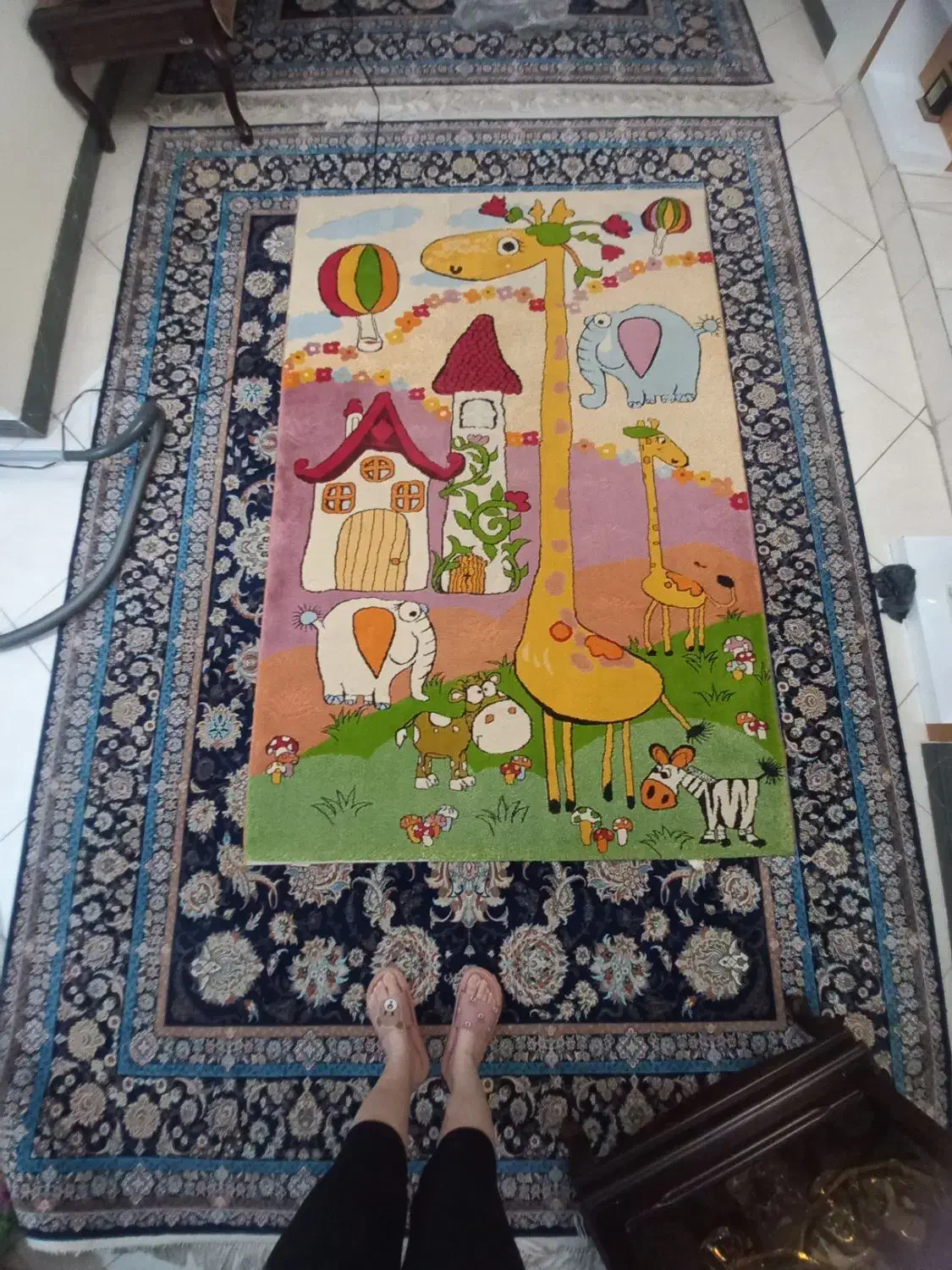 فرش اتاق کودک|فرش|ری, دولت‌آباد|دیوار