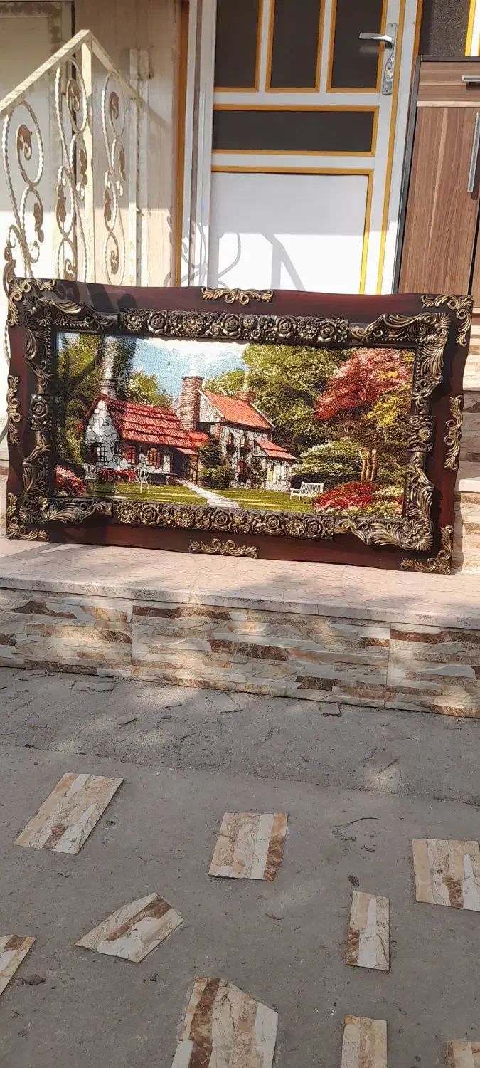 تابلو فرش نو|تابلو فرش|شفت, |دیوار