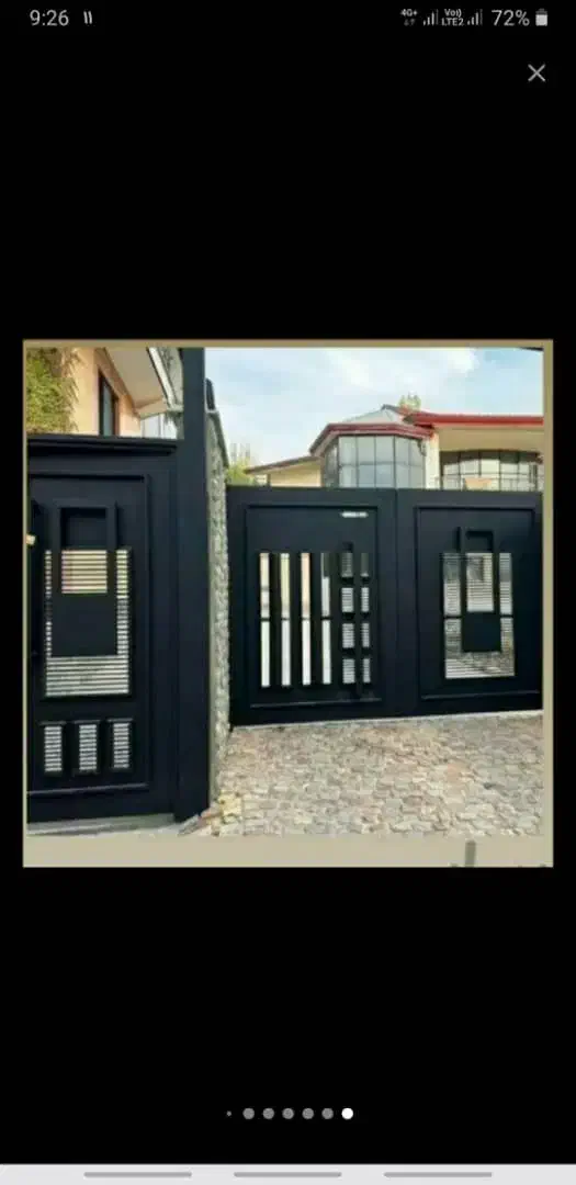 درب باغی با روکش استیل|مصالح و تجهیزات ساختمان|کرج, منطقه ویژه اقتصادی پیام|دیوار