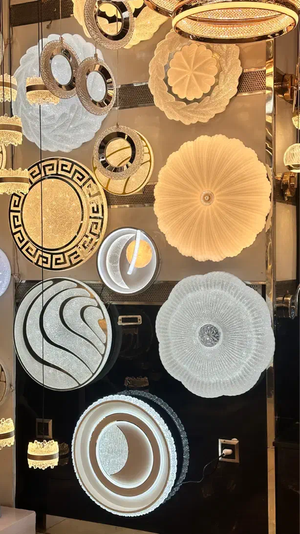 لوستر سقفی کریستالی اس ام دی ۱۴۰ وات|لوستر و چراغ آویز|تهران, فردوسی|دیوار