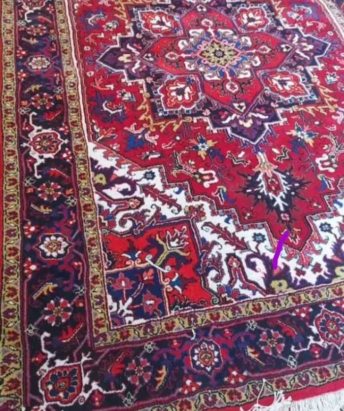 فرش نو هریس تاجری دو تا ۹ متری|فرش|ترکمانچای, |دیوار