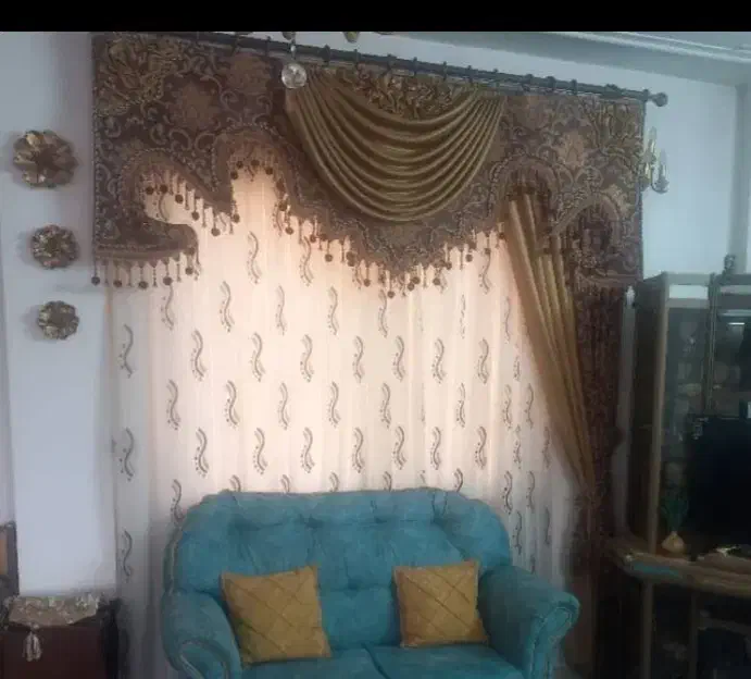 پرده باوالون ۲عدد|پرده، رانر، رومیزی|رودبنه, |دیوار