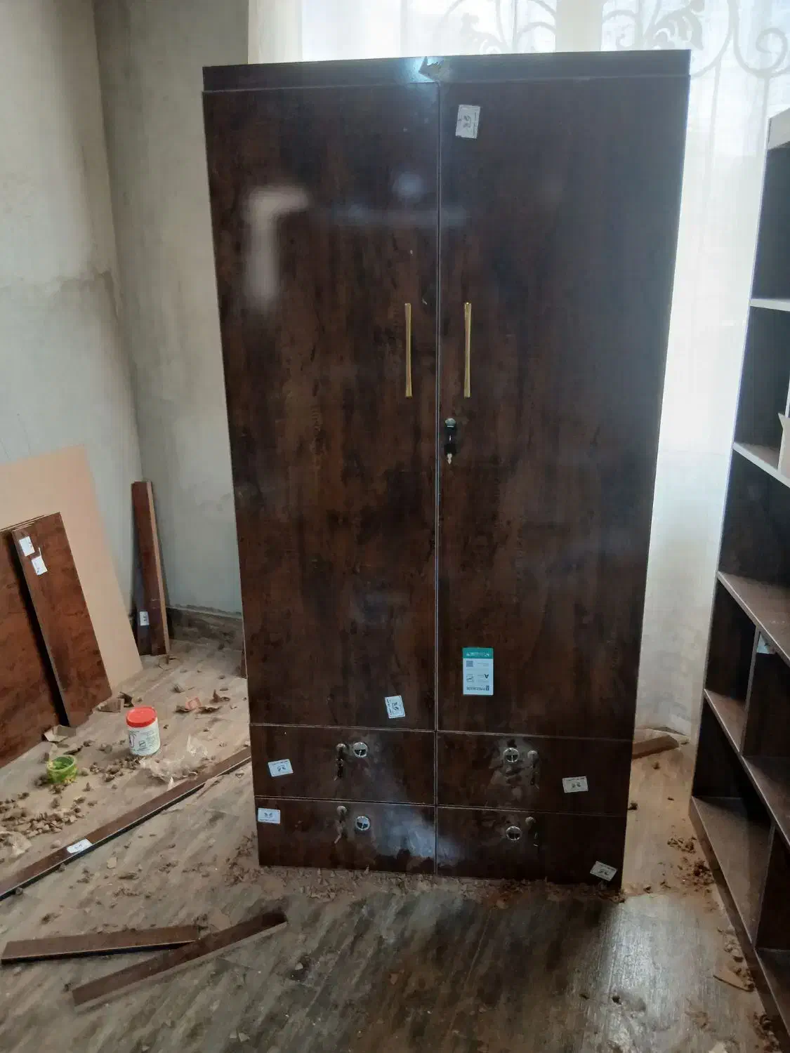 کمد چند منظوره|کتابخانه، شلف، قفسههای دیواری|چابهار, |دیوار