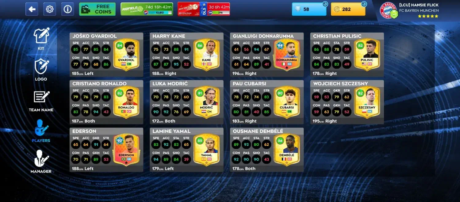 اکانت دریم لیگ 2026|کنسول، بازی ویدئویی و آنلاین|رامهرمز, |دیوار