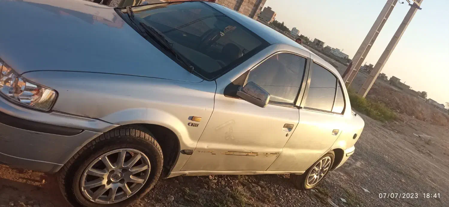 سمند نقرهای مدل۸۶|خودرو سواری و وانت|مینودشت, |دیوار