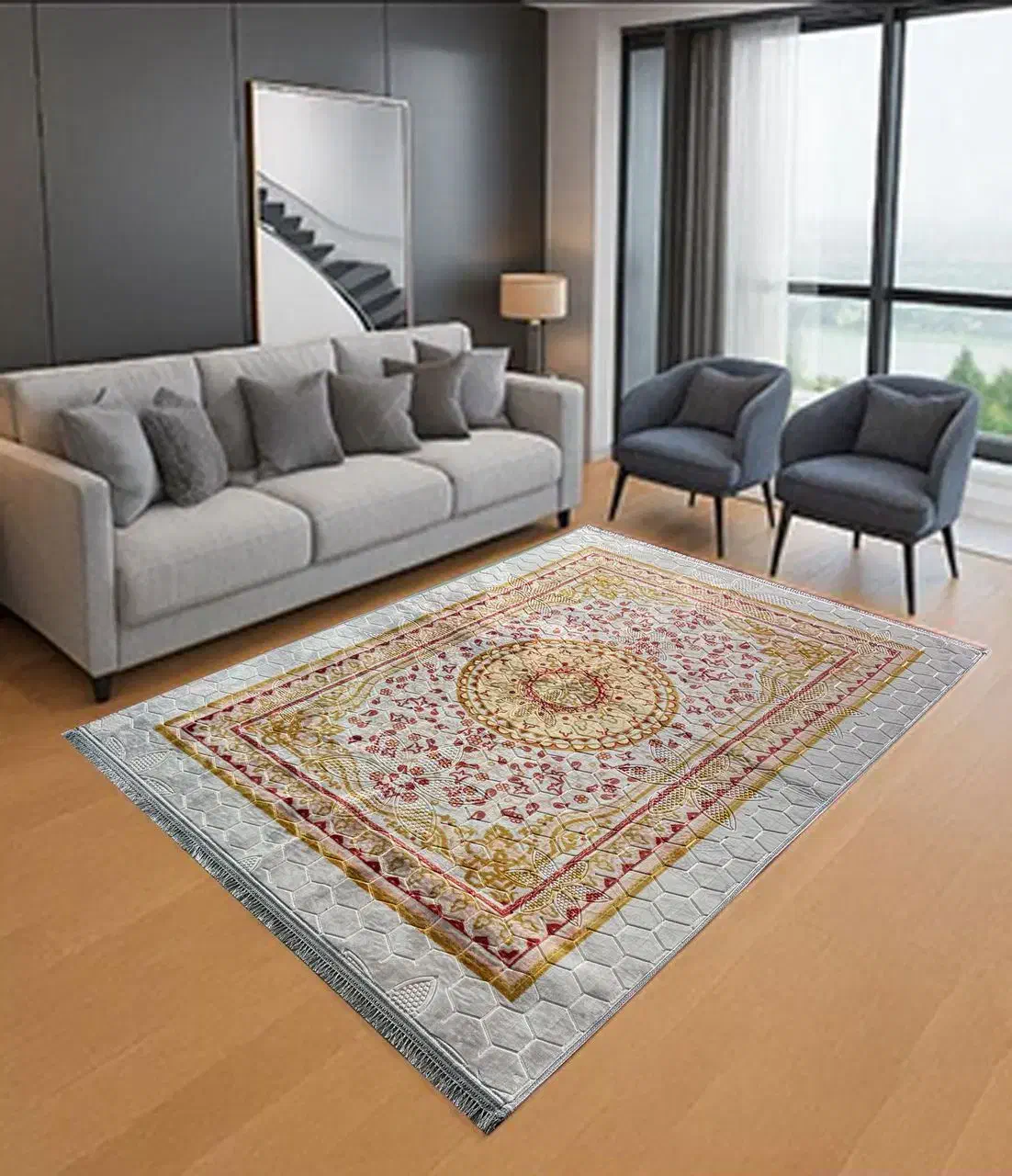 پتو فرش ۶متری جدید مارک معروف ودرجه یک ترولاو|روفرشی|نورآباد, |دیوار