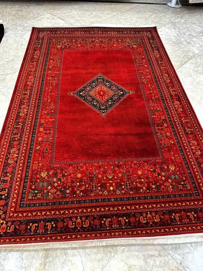 فرش  میزبان کد 0063 مدل یونانی ۱۲۰۰ شانه|فرش|شیراز, ریشمک|دیوار