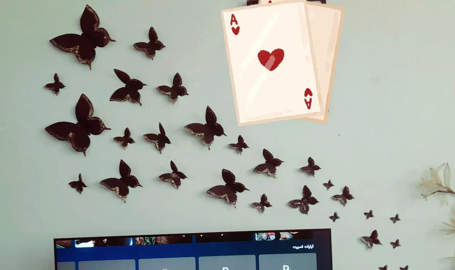 پروانه تزئینی|صنایع دستی و سایر لوازم تزئینی|کوهدشت, |دیوار