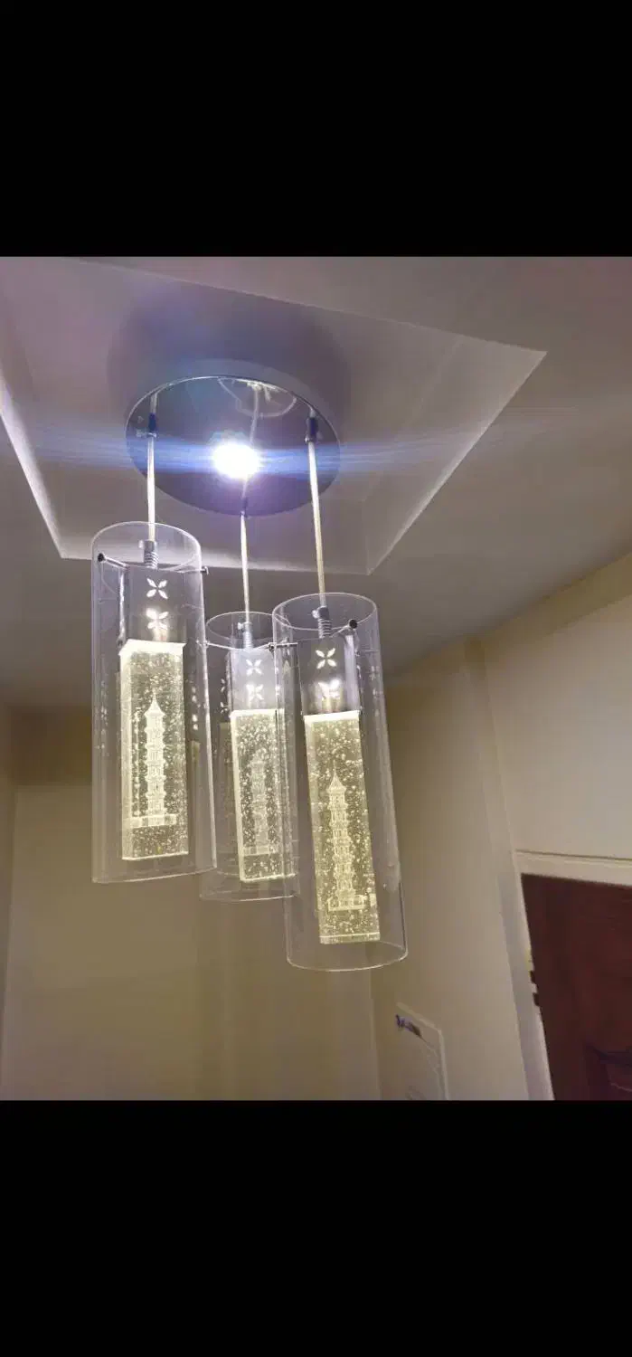 لوستر آویز ی|لوستر و چراغ آویز|کرج, برغان|دیوار