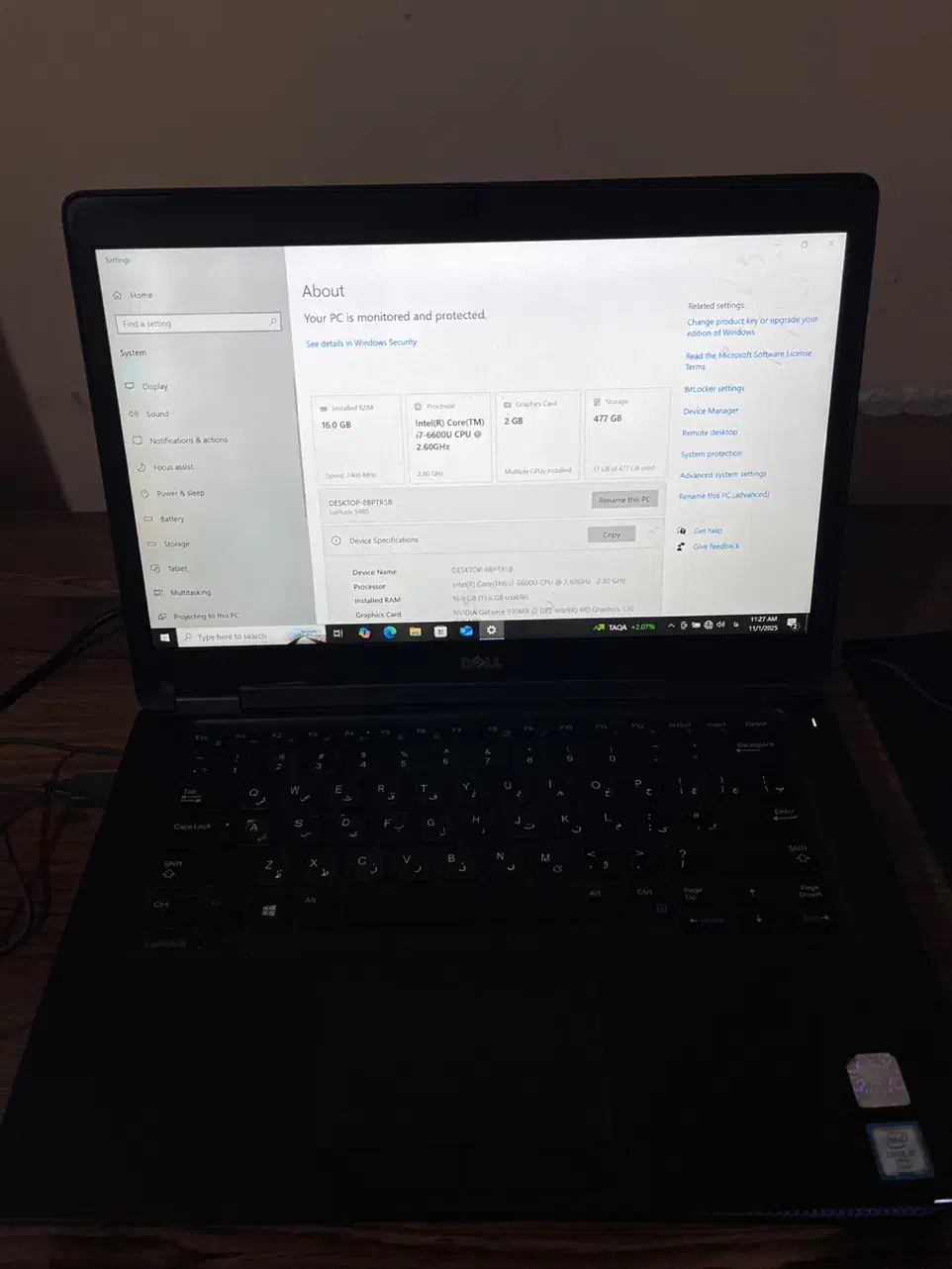 DELL ltitude 5480|رایانه همراه|مشهد, وحید|دیوار