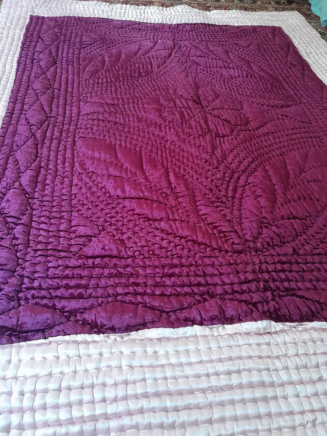 لحاف دونفره پنبه یی|رختخواب، بالش، پتو|خمینیشهر, |دیوار