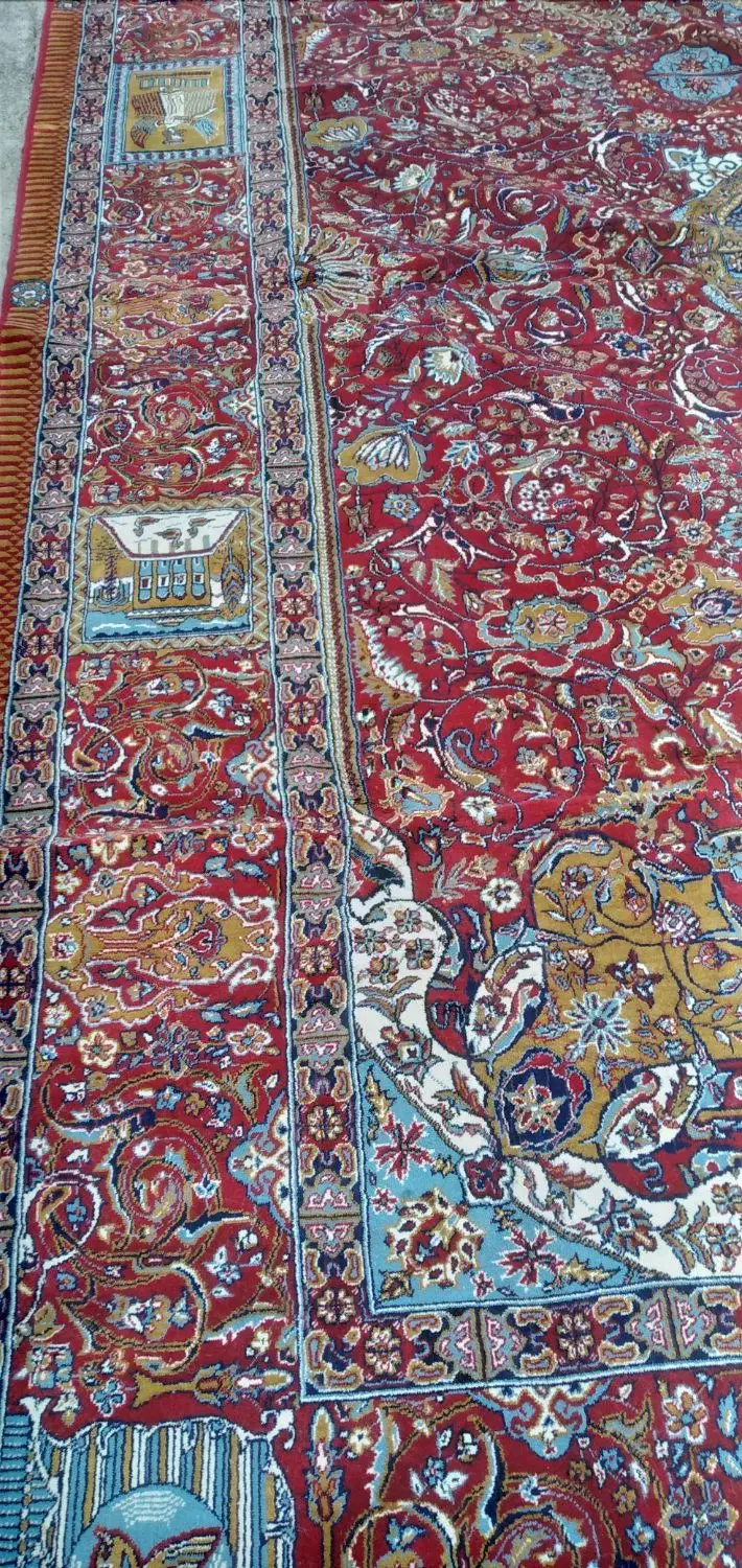 فرش ۱۲ متری تمام نخ|فرش|دره شهر, |دیوار