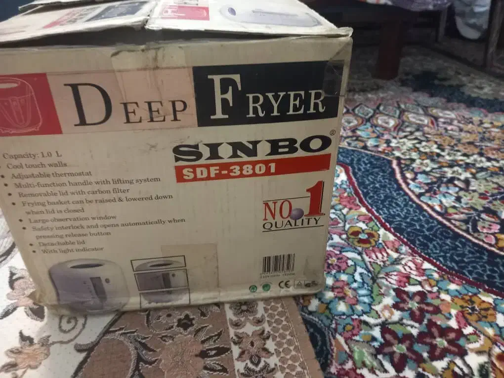 سرخ کن SINBO مدل  SDF-3801|اجاق گاز و لوازم برقی پخت‌وپز|آستانه اشرفیه, |دیوار