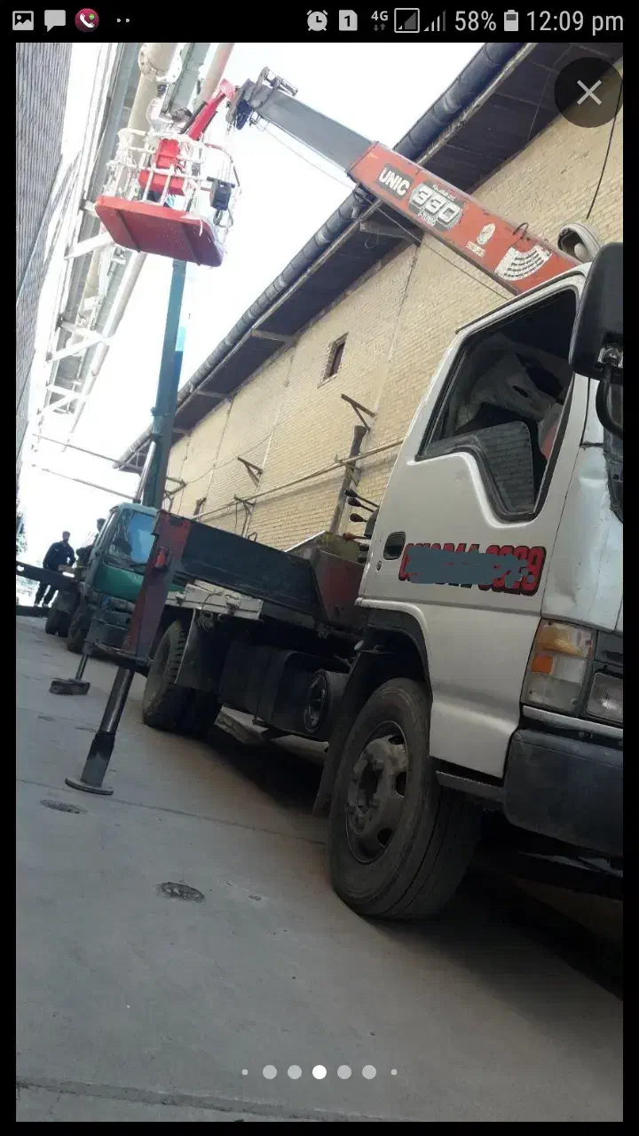 جرثقیل و بالابر نفر|خدمات حمل و نقل|شوش, |دیوار
