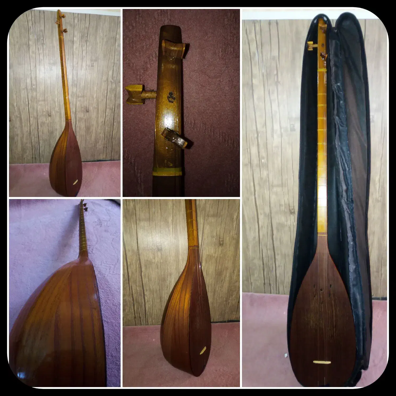 ساز تنبور با مهر فروتن (قدیمی اصل )|سازهای سنتی|همدان, |دیوار