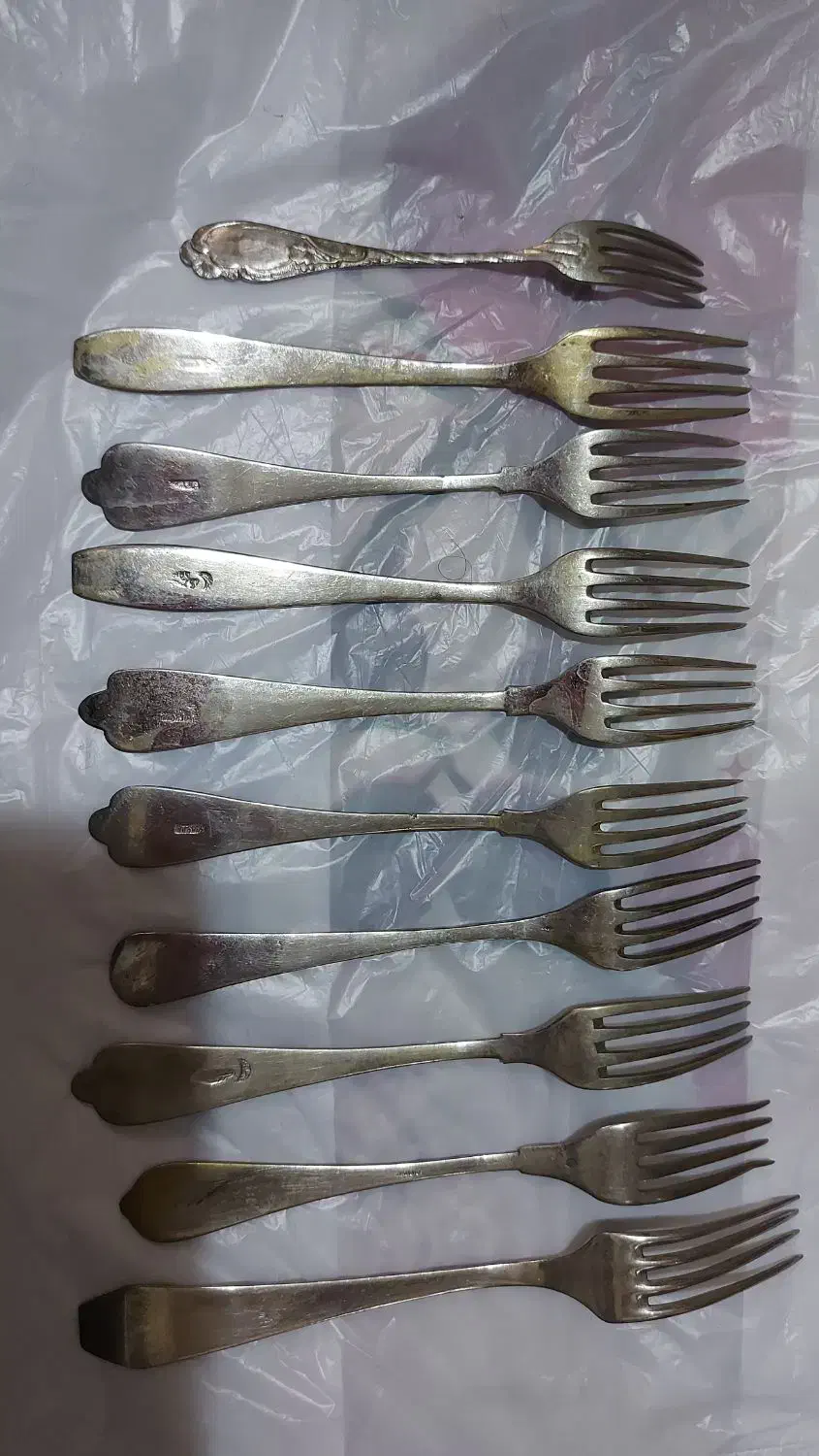 چنگال قدیمی|کلکسیون اشیاء عتیقه|تبریز, |دیوار