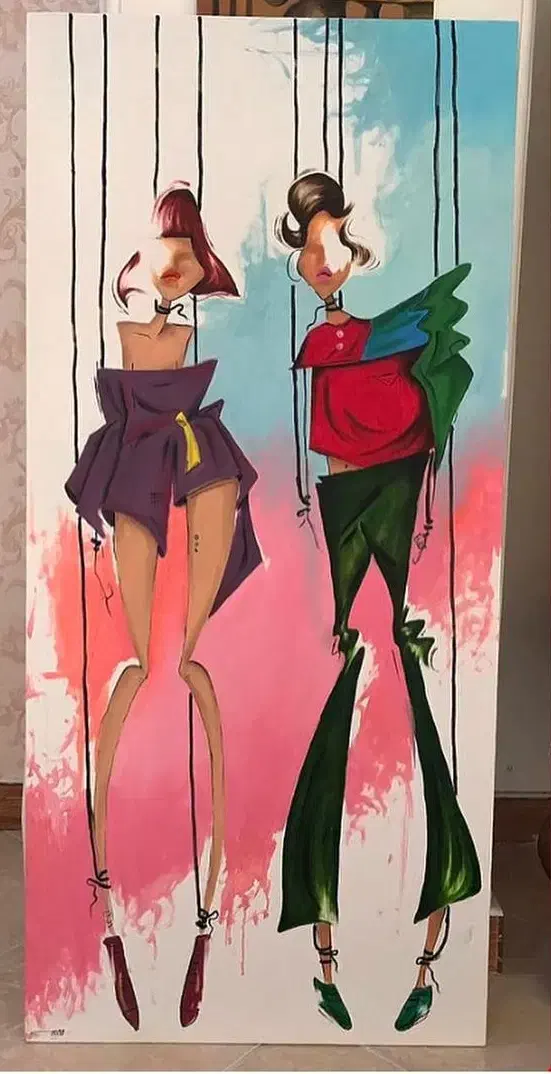 تابلوی مدرن رنگ روغن|تابلو، نقاشی، عکس|تهران, امانیه|دیوار