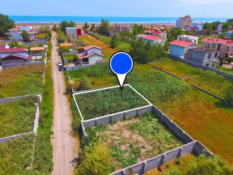 203متر زمین محصورشده درمنطقه تهرانی نشین ویو ساحلی|فروش زمین و ملک کلنگی|رشت, منظریه|دیوار