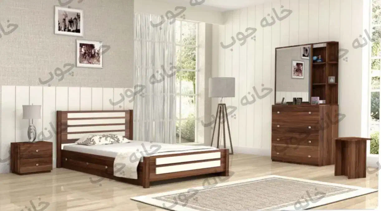تخت خواب سارینا // ابعاد مختلف»|تخت و سرویس خواب|کرج, مصباح|دیوار