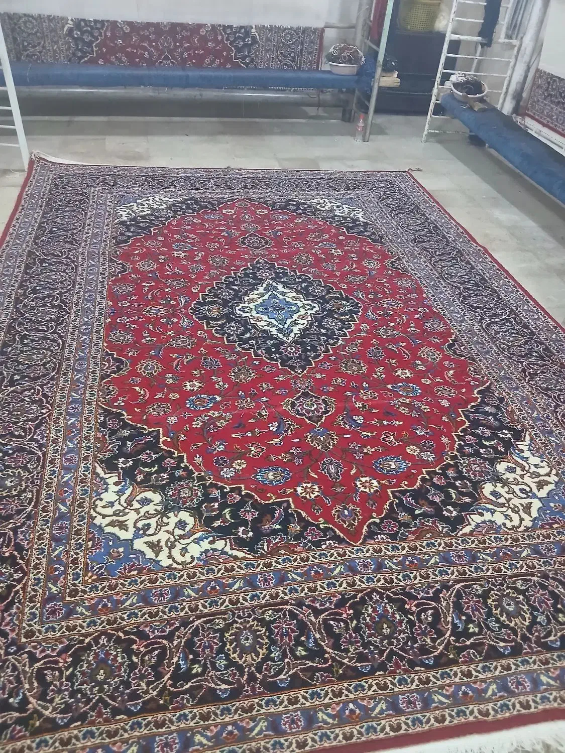 ۳تخته فرش دستبافت گلی ۹متری ۴۷خانه|فرش|کاشان, شهرک صنعتی کویر|دیوار