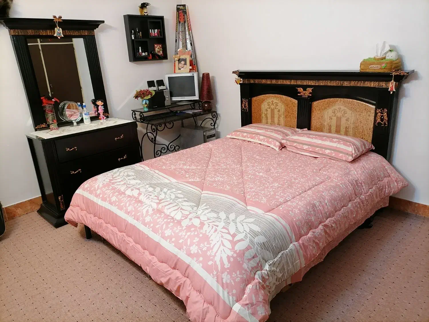 سرویس خواب فرفوژه|تخت و سرویس خواب|قم, بنیاد|دیوار