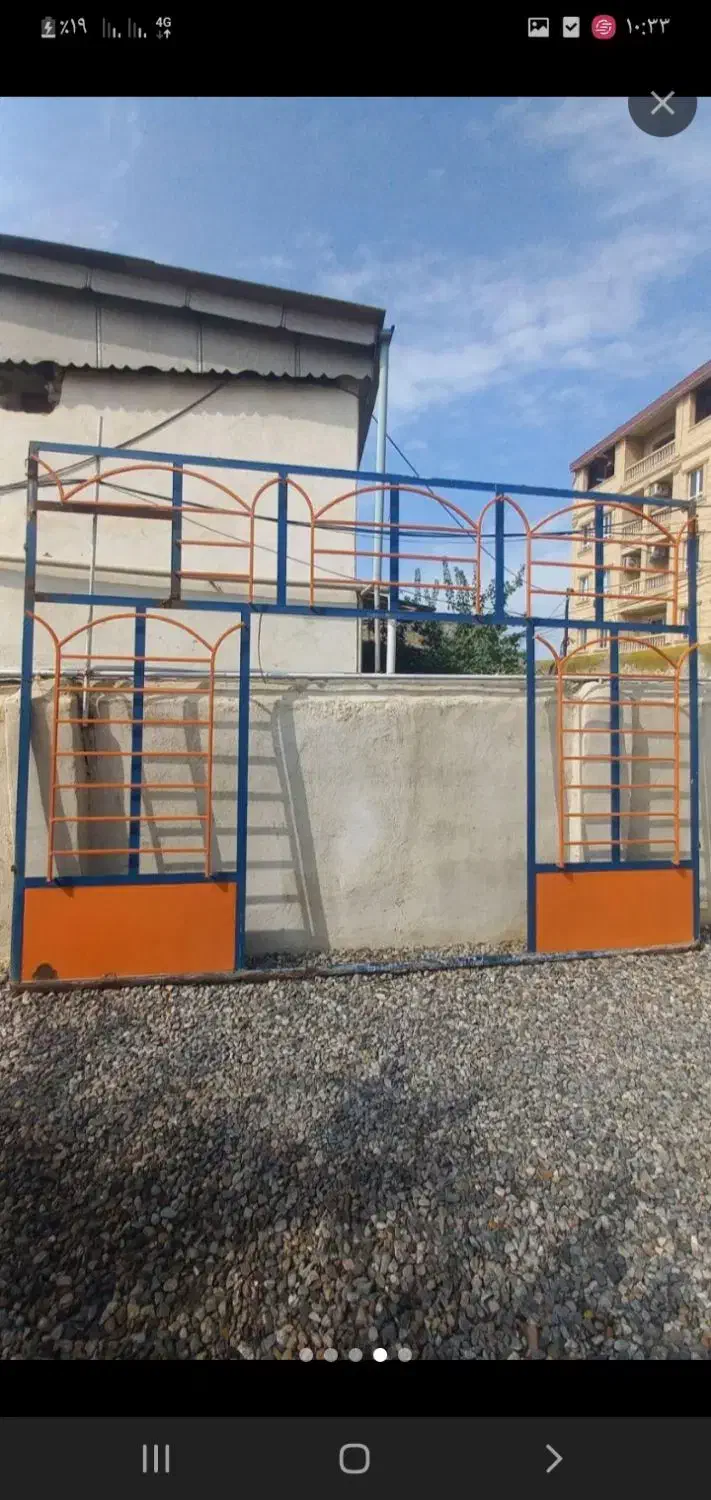 درب آهنی منزل یا مغازه ۳در ۴|مصالح و تجهیزات ساختمان|آق قلا, |دیوار