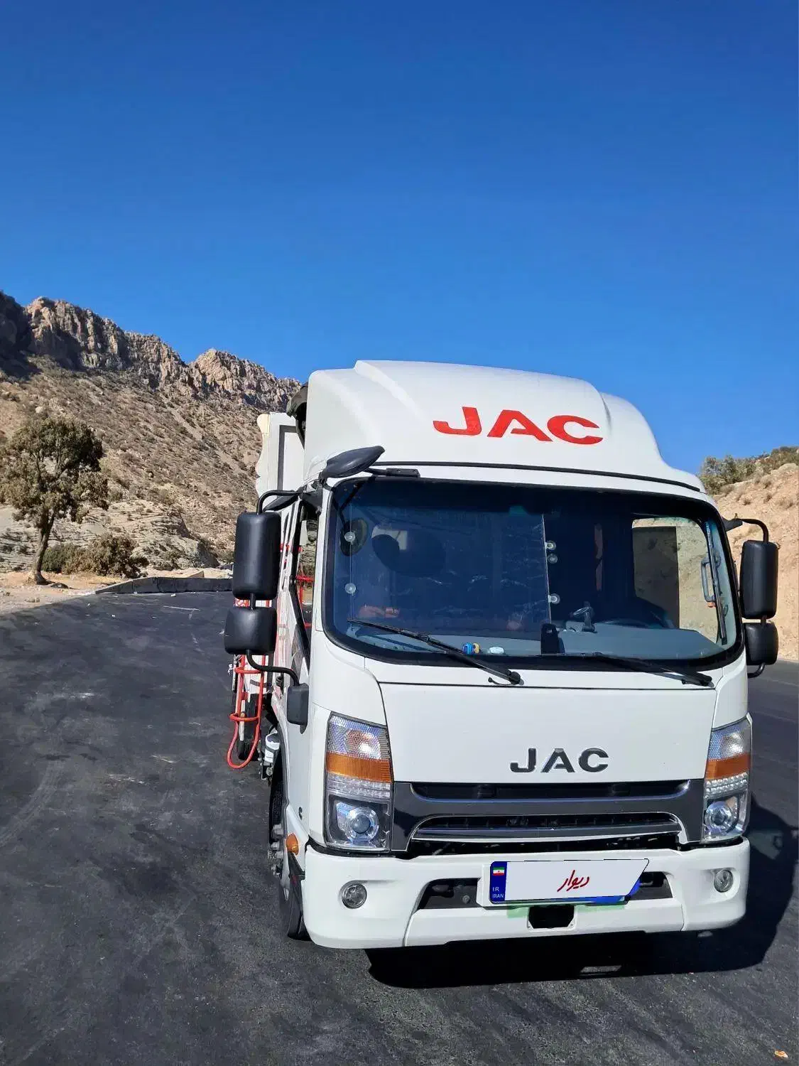 جک ۸.۵|خودرو سنگین|کوه چنار, |دیوار