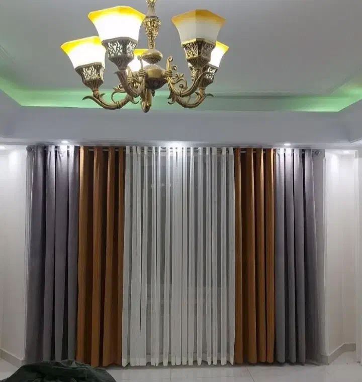 تولیدی پرده پانچ آماده و سفارشی دلربا|پرده، رانر، رومیزی|کرمان, |دیوار