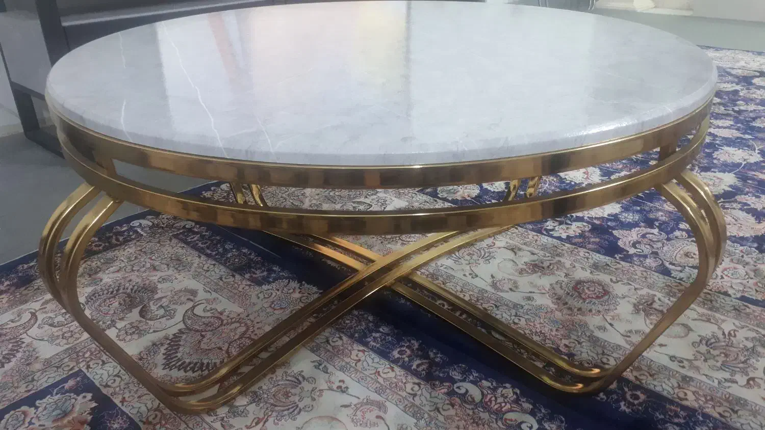 میز جلو مبلی گرد|مبلمان خانگی و میز عسلی|باقرشهر, |دیوار