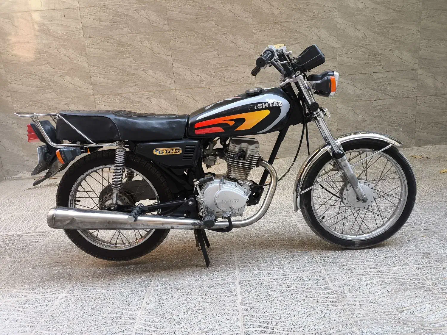 موتور هوندا 125مدل 84باکارت سوخت فعال|موتورسیکلت|زارچ, |دیوار