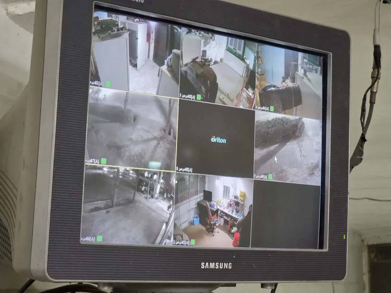 ۷ عدد دوربین دی وی ار ۸ کانال مانیتور ضبط صدا|دوربین مداربسته|آشخانه, |دیوار