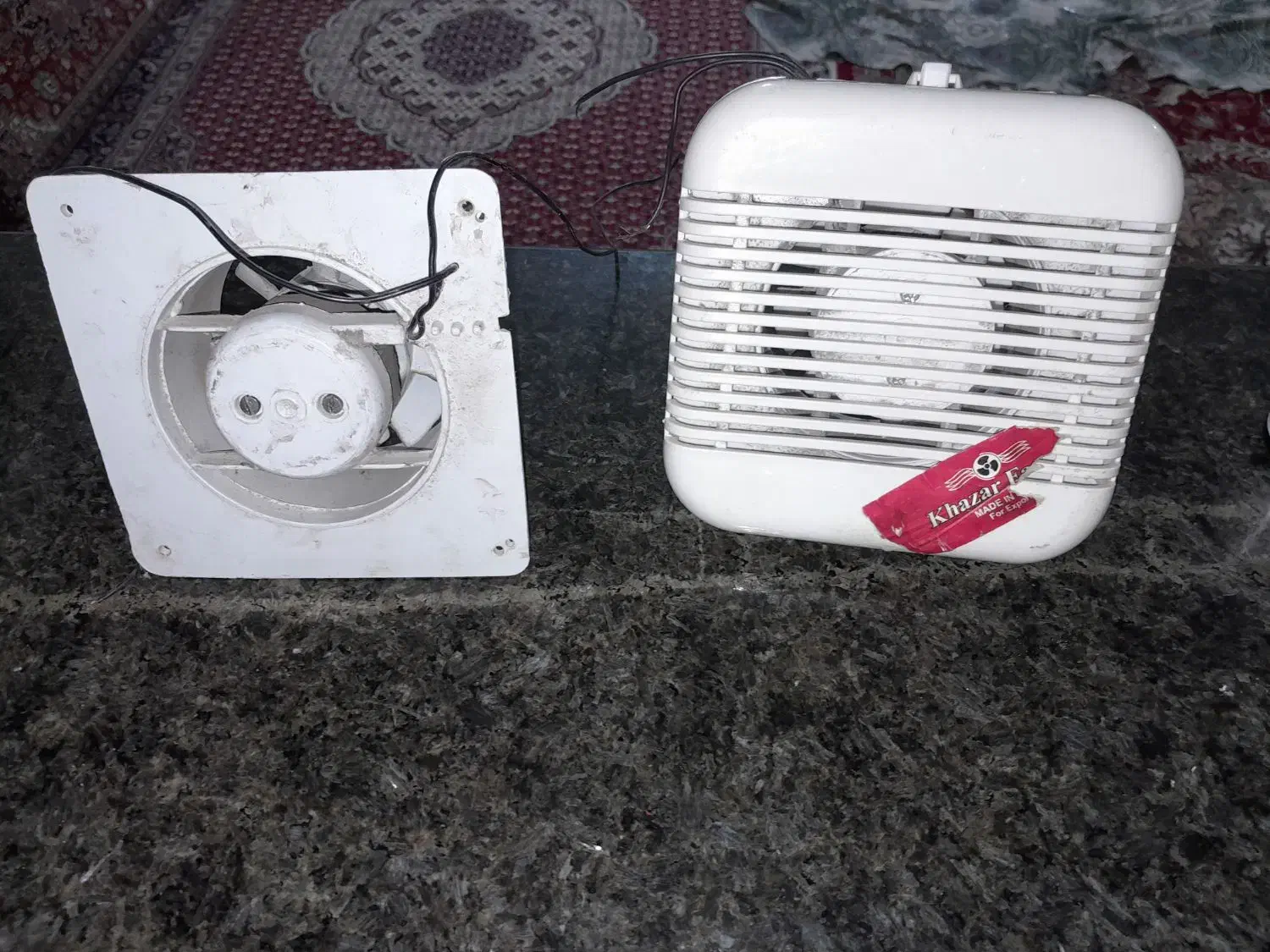 هواکش حمام|پنکه و تصفیهکنندهٔ هوا|باسمنج, |دیوار