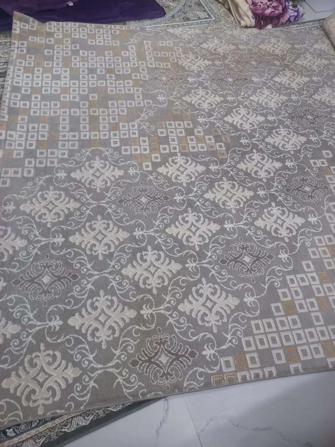 فرش ۹ متری|فرش|قزوین, |دیوار