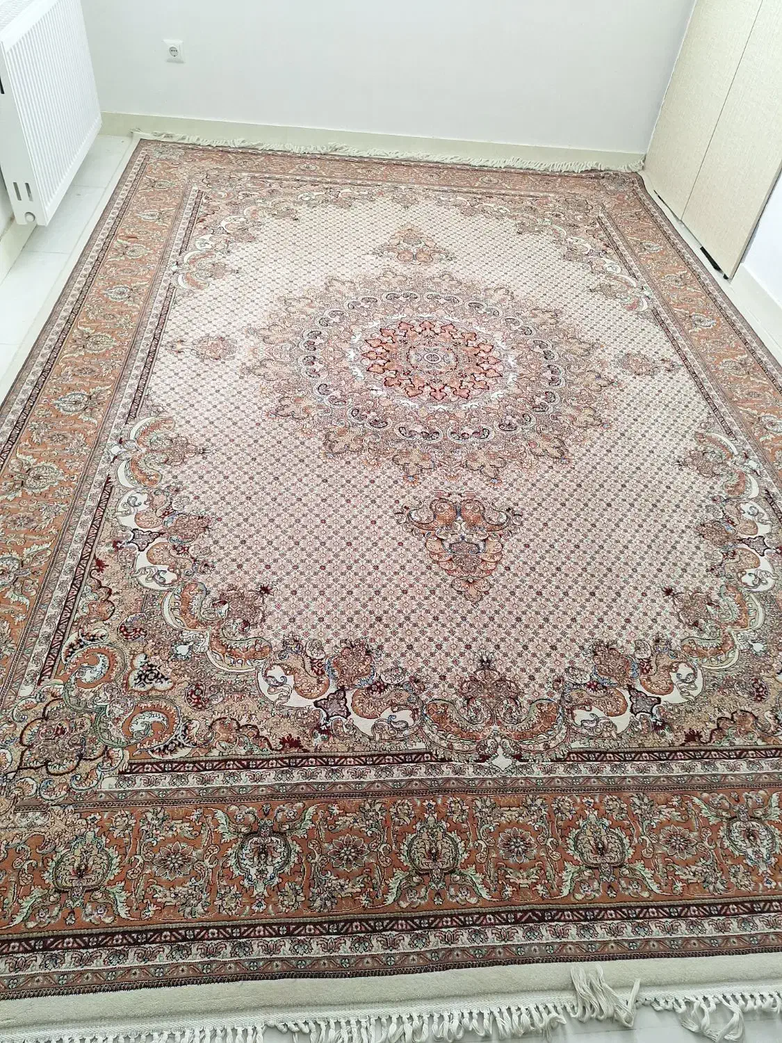 یک جفت فرش ۹متری ۷۰۰شانه طرح دستبافت|فرش|اراک, |دیوار